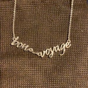 Kate Spade silver bon voyage necklace